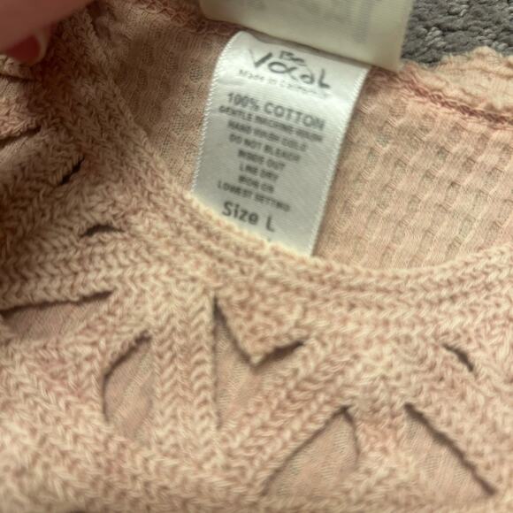 Vocal pink thermal studded tank Large - Picture 8 of 11